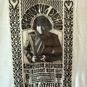 VTG Grateful Dead Lightening Hopkins Loading Zone Graphic Tee, Large